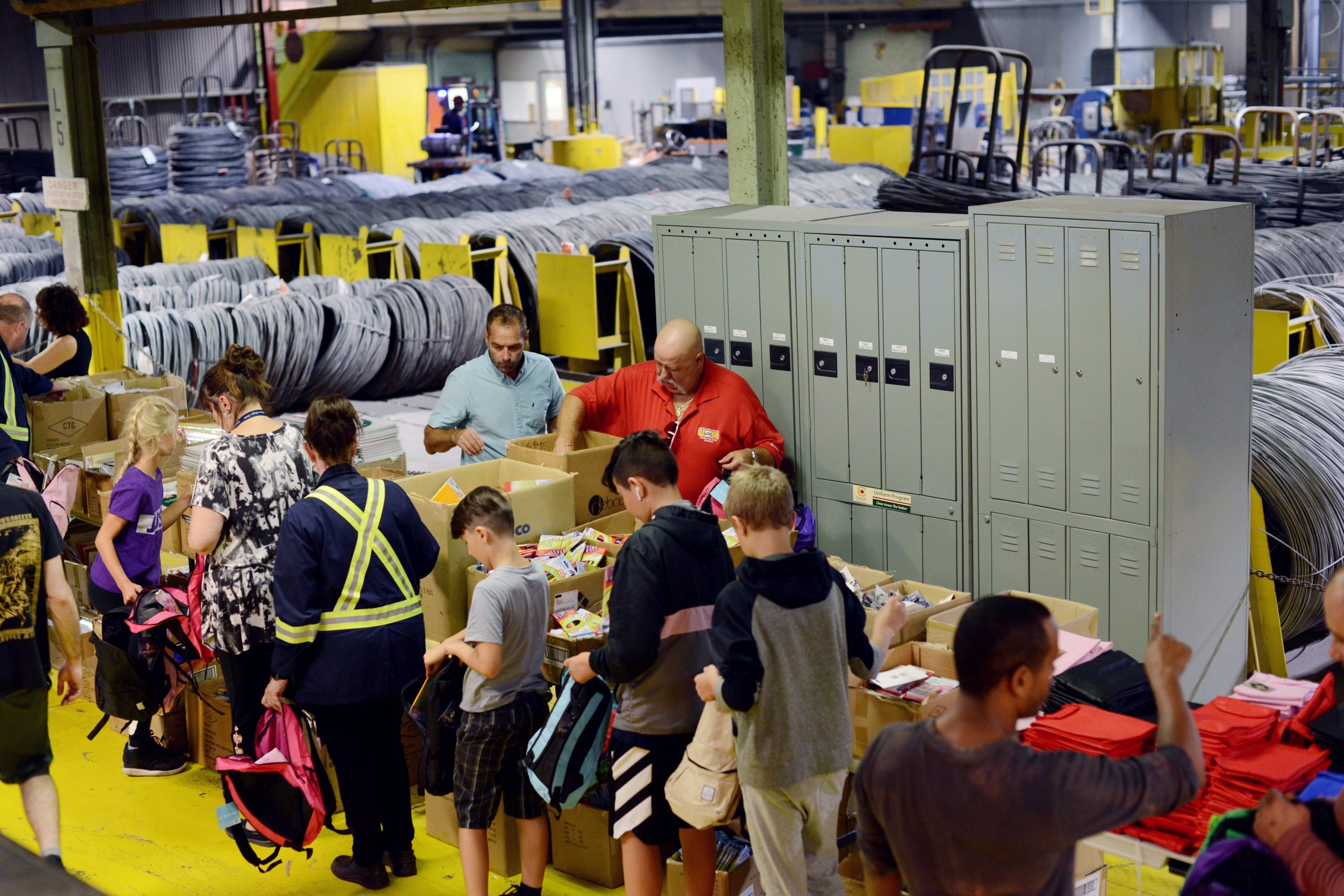 Photo1_ArcelorMittal_USW_Backpacks_Sept62018.JPG